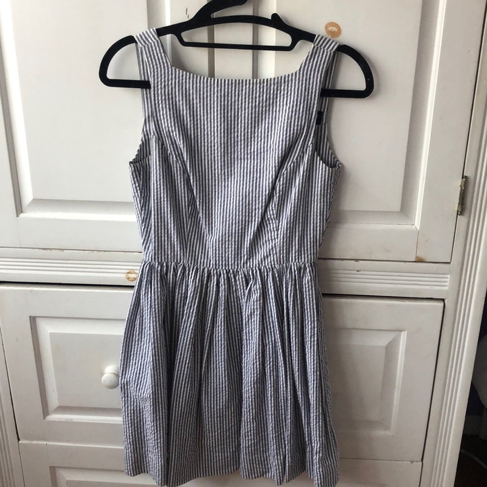 EUC American Apparel Seersucker Dress with Buttons